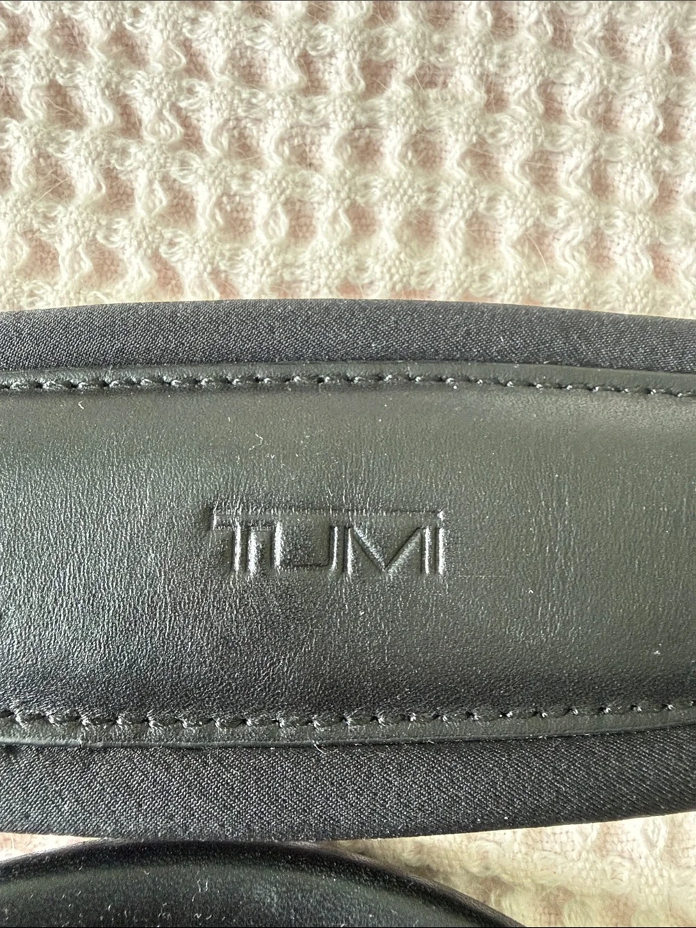 Tumi Black Nylon Expandable Laptop Briefpack with Strap